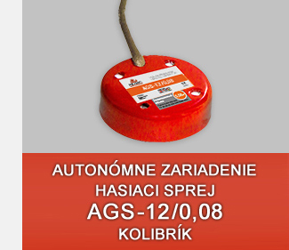 Автономное устройство огнетушащего аэрозоля АГС 12/0,08